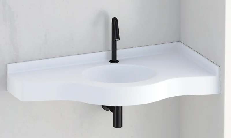 Vasque Almo en Solid Surface