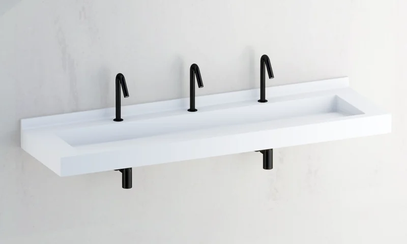 Ultra 1800 - vasque collective en Solid Surface -2