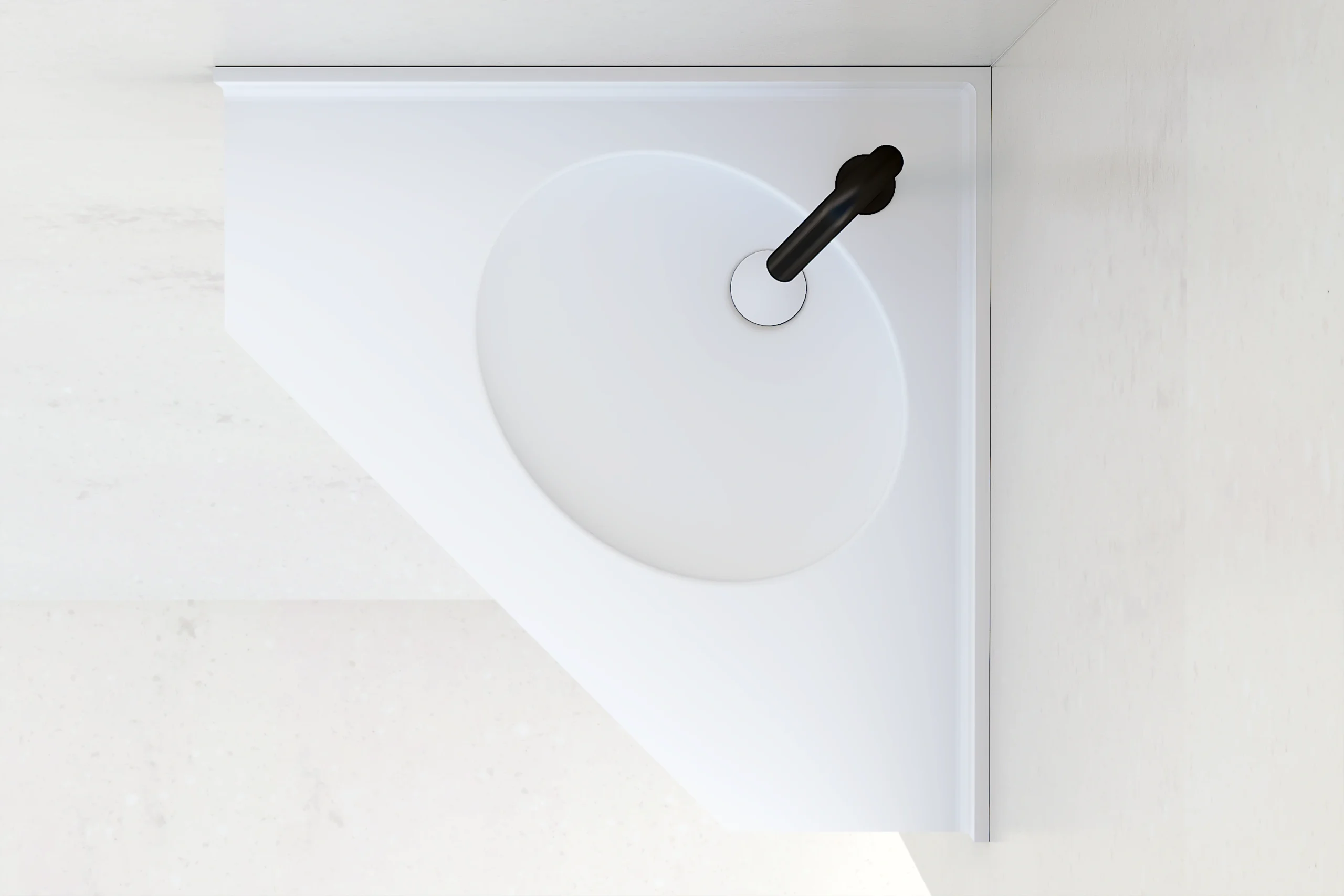 Sopp - Vasque d'angle aux normes PMR