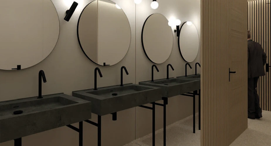 Lavabo collectif - PMR pour les ERP