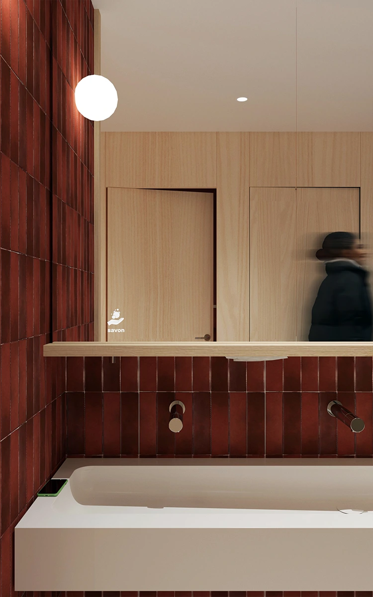 Sanitaires collectifs sur mesure - Projet Mozaïc