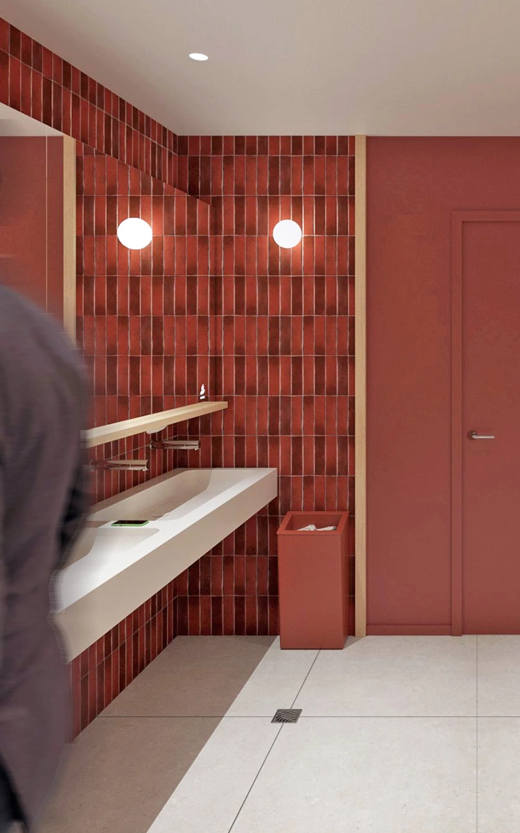 Sanitaires collectifs sur mesure - Projet Mozaïc