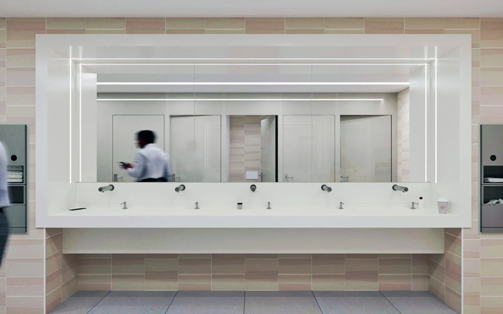 Sanitaires design et sur mesure pour le Centorial