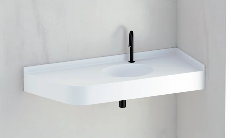 Plan vasque d'angle PMR - MX1260