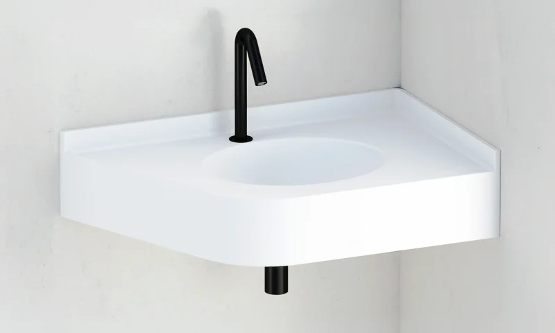 Plan vasque d'angle PMR - MX790