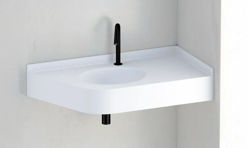 Plan vasque d'angle PMR - MX950