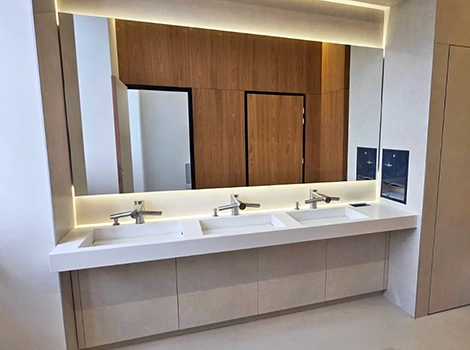 Support de fixation sur mesure avec carrelage